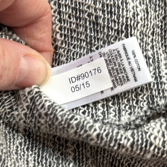 Express NWT Women's Gray Heather Lightweight French Terry Open-Front Jacket - Picture 9 of 9